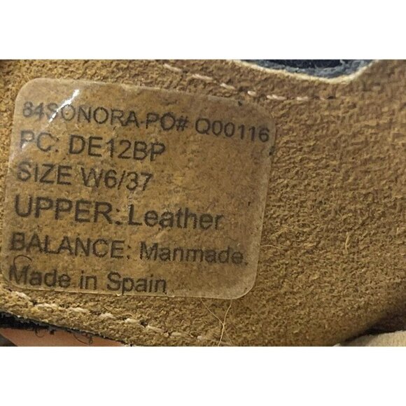 Dr. Andrew Weil SPAIN Orthaheel Comfort Sandal Sonora Orthoheel Black Sz 37 6US - Picture 9 of 9